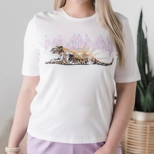 White/Purple Def Leppard Tee - Size XXL